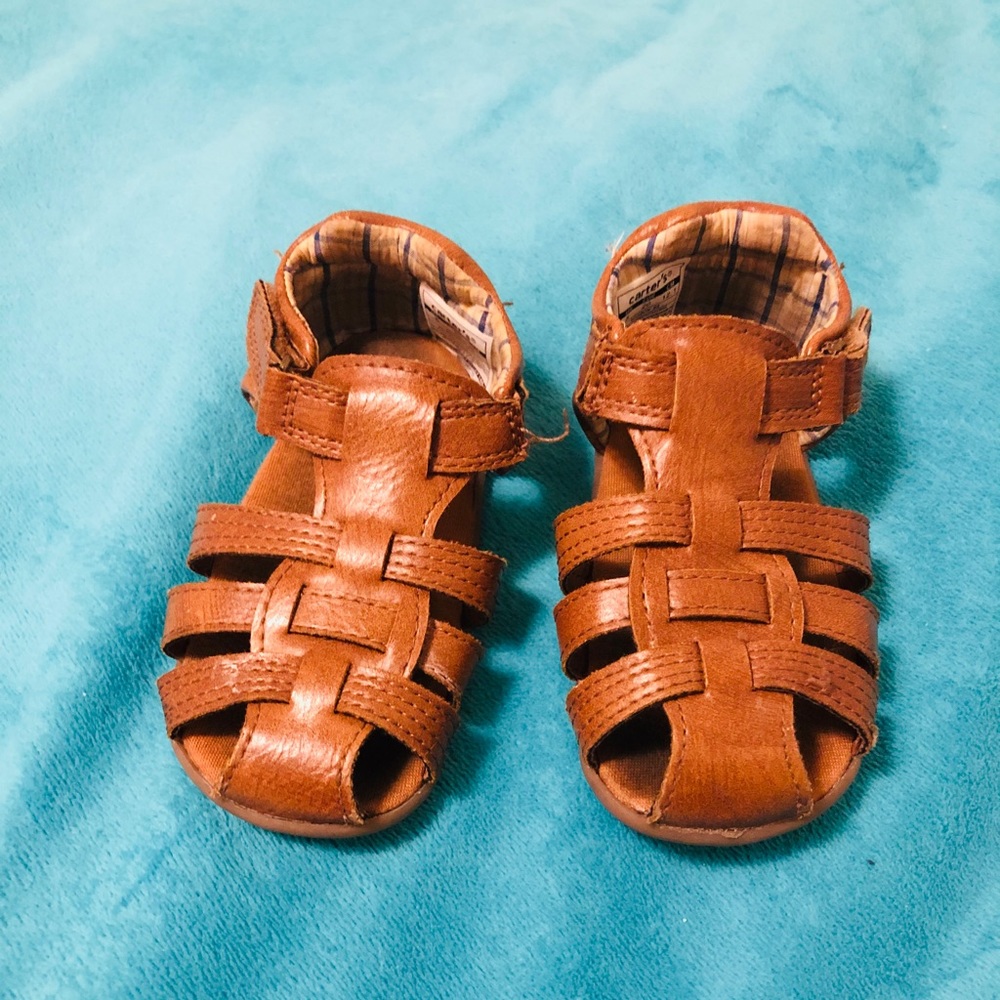 Baby boy brown sandals